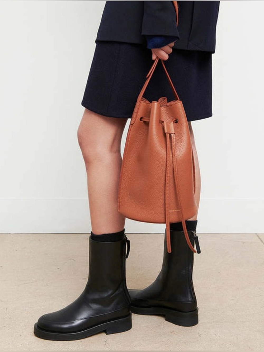 Mansur Gavriel Champagne Bucket Bag